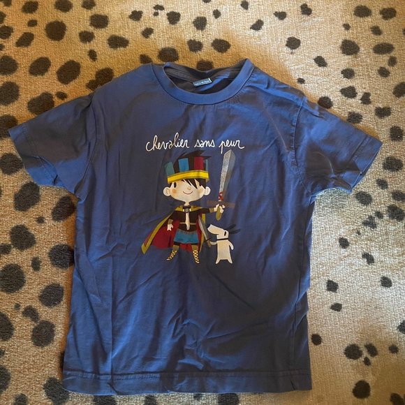 Graphic Tee -  Boys 6 - 'Chevalier sans peur' - Picture 2 of 8